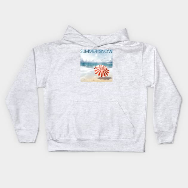 Summer snow Kids Hoodie by Graph'Contact